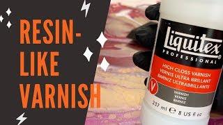 GLASS-LIKE VARNISH TECHNIQUE ~ HOW TO get RESIN LOOK without RESIN | Tips & Tricks