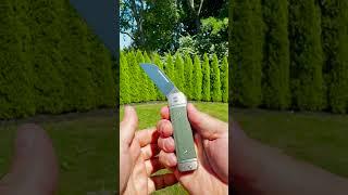 C. Risner Cutlery: "Ohio River Jack" - Wharncliffe Green Micarta