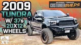 7" Lifted Tundra with Moto Metal Wheels & -44mm Offset | ExtremeTerrain Customer Builds