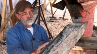 Selecting wood from a sawmill for wooden boat building with Shipwright Louis Sauzedde