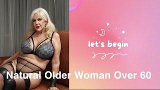 Natural Women Over 60   Beauty of Mature Age #beauty #women