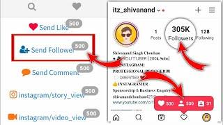 How to increase instagram like and followers ( 1hour 2500 followers ) ( DILTECH )