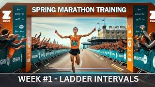 Spring Marathon Training 2025 | Week #1 Ladder Intervals