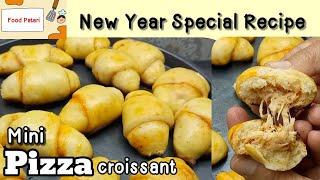 New Year Special Recipe  Mini Pizza Croissant. پیزا کھانے کے شوقین اس ریسپی کو ضرور دیکھیں