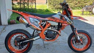 KTM 450EXC 2019 SUPERMOTO STUNT BUILD