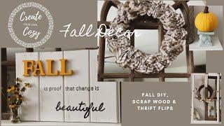 Fall DIY Decor ~ Thrift Flip ~ Scrap Wood