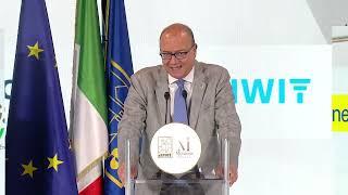 L'intervento del ministro dell'Istruzione e del Merito Giuseppe Vaslditara