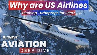 Why are US Airlines Ditching Turboprops? | Aviation Deep Dive