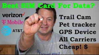 Best Data Only SIM Card Plan For IOT Devices - Trail Cam, Pet Tracker, GPS, Hotspot, - EIOT Club