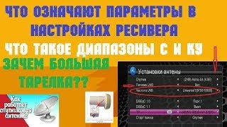 Что означают параметры 22кгц, поляризация, транспондер, диапазоны частот Спутниковое ТВ