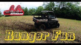 Having fun in the Polaris Ranger Xp 1000