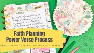 Faith Planning || Power Verse Process || Illustrated Faith || Kelly Bangs