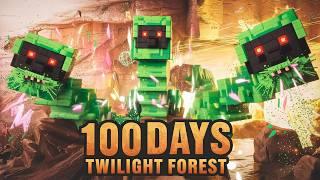 100 Days in Minecraft's Twilight Forest Mod