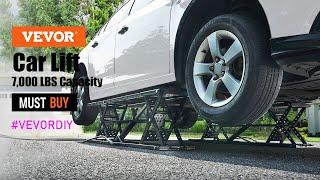 VEVOR Car Lift | Heavy-duty Carbon Steel, Auto Car Jack Lifts for Home/ Garage/ Shop