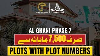 Low Budget Housing Society | Al-Ghani, Phase 7 || Credible Developers | Plots with Map