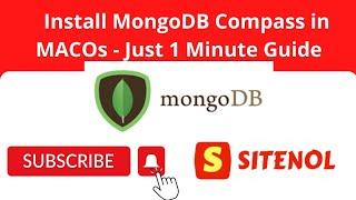 Install MongoDB Compass GUI in MAC OS - 1 minute step by step guide