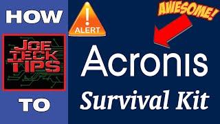 Acronis True Image 2021 Survival kit | How To | JoeteckTips