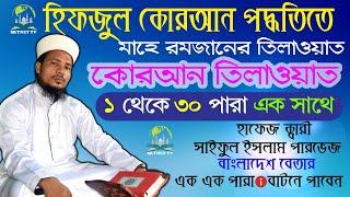 হিফজুল কুরআন ১ থেকে ৩০ পারা এক সাথে | Hifzul Quran 1 To 30 Para | Quri Saiful Islam Parvez