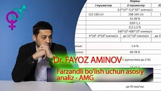  Farzandli bo'lish uchun asosiy analiz - AMG | Fayoz Aminov