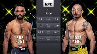 Rob Font x José Aldo | LUTA COMPLETA | UFC 307