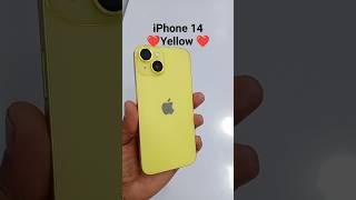 iPhone 14 Yellow color  #vairal #shorts