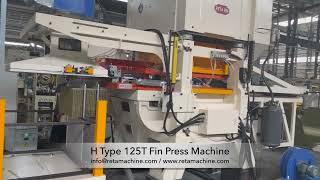 H Type 125T Fin Press Machine