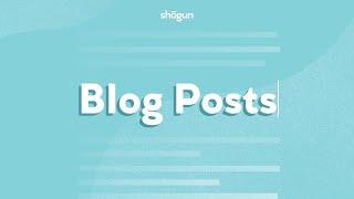 How to Create a Custom Blog Post Layout with Shogun