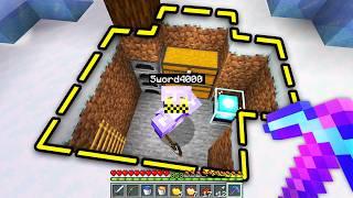 The Most Secret SNOW Base in Minecraft Hide Or Hunt!