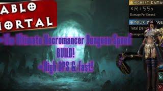 The ONLY Necromancer Dungeon BUILD you NEED to SEE!   | Diablo Immortal