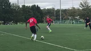 Andrew Sokolowski forces a keeper error that ends up a goal vs Dynasty F.C. on 10/15/17