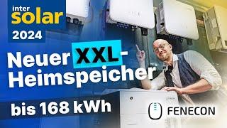 Neuer Heimspeicher XXL aus Deutschland für die Solaranlage von FENECON. INTERSOLAR 2024