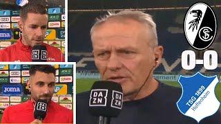 Christian Streich Und Günter Grifo Interview Reaktionen auf Hoffenheim 0-0 SC Freiburg