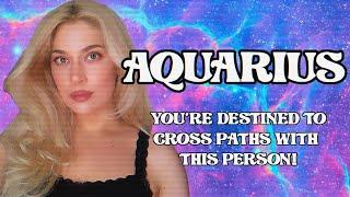 AQUARIUSYou're Destined To Meet This Person!