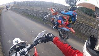 Summer is coming! |Big crash and fun| Ktm 300 & Husqvarna 125|Day with Ciapaquoie|