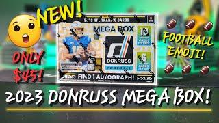 2023 DONRUSS FOOTBALL MEGA BOX! PRODUCT OF THE YEAR SO FAR! BETTER THAN BLASTERS! PANINI RIP REVIEW!