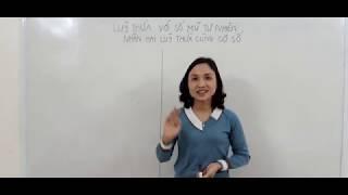 Toán 6 (cơ bản):  Lũy thừa với số mũ tự nhiên. Nhân 2 lũy thừa cùng cơ số