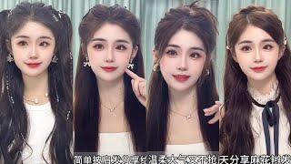 Super Easy & Cute Trending Hairstyle Tutorial Korean Style for Girls