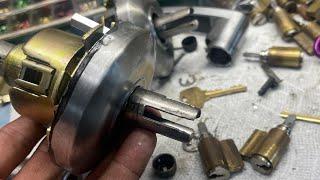 Sargent Lever Handle - How to Disassemble for No Key Rekey