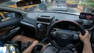 POV Drive Veloz Sambil Latihan Feeling Saat Berpapasan