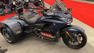 2022 Honda Gold Wing with CSC Trike Conversion Kit Blue