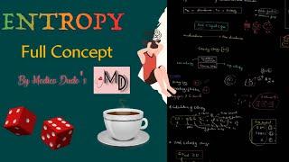 Entropy / thermodynamics full concept video  by Medico Dude's