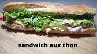 SANDWICH AU THON CRUDITER LE LEGENDAIRE