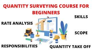 Quantity Surveying Course for Beginners | Promo Video