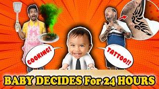 Baby Shaurya Decides What We Do For 24 Hours | Baby Decides What We Do All Day Hungry Birds