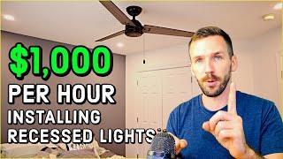 1 Hour Recessed Light Install | DIY Demonstration