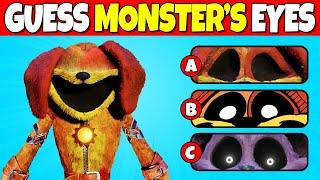 Guess The Monster By Eyes & Voice | Poppy Playtime Chapter 4 | Catnap, Dogday, Giraffe, Penguin