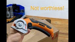 Two-Minute Tool Reviews - Episode 1 - Worx ZipSnip Cordless Electric Scissors