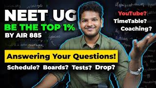 Answering Your NEET UG Questions - Study, Coaching, Boards and More | Anuj Pachhel