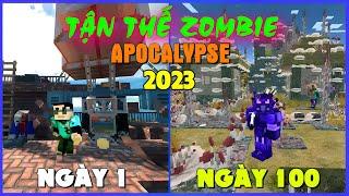 TÓM TẮT 100 NGÀY MINECRAFT TẬN THẾ ZOMBIE APOCALYPSE 1.19.2 - HÀNH TRÌNH SĂN LÙNG BỘ GIÁP SIÊU MẠNH