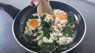 Try Spinach & Eggs Like This. Eat it as breakfast, lunch or dinner